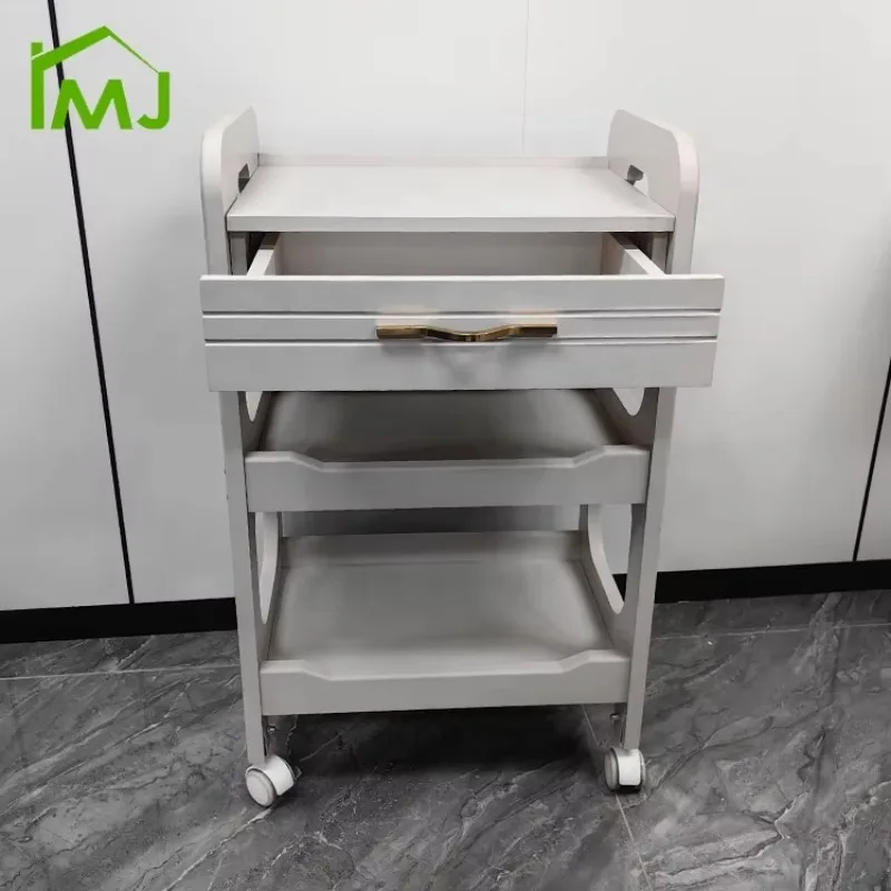 Immagine 6: Carrello Porta Attrezzi Multifunzione per Salone di Bellezza e Barbiere, Carrello per Manicure e Parrucchiere