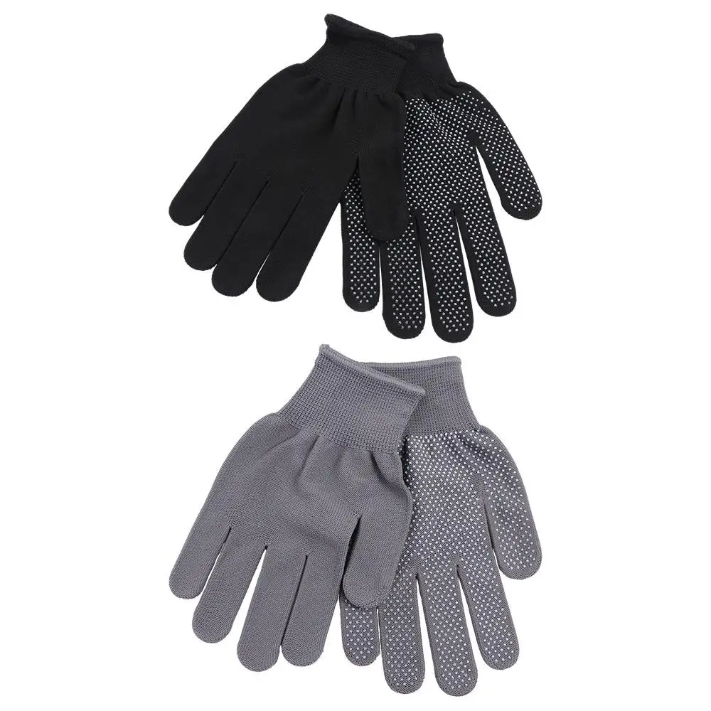 5Pair Simple Safety Work Gloves Non-slip Nylon Labor Protection Gloves Wear-Resistant Breathable Riding Mittens Garden Supplies