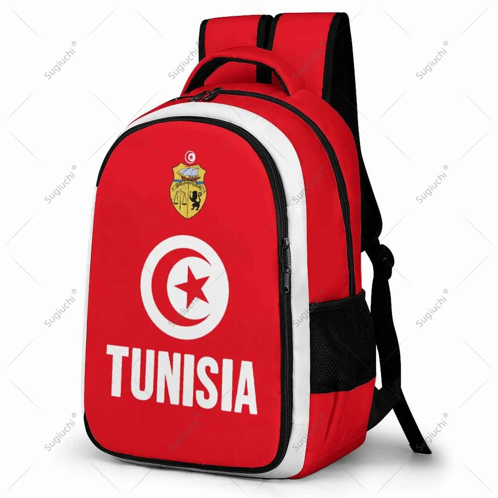 

Backpack Tunisia Flag Student Schoolbag Smart Business Travel Leisure Backpack Laptop Back Pack Office Work Bag