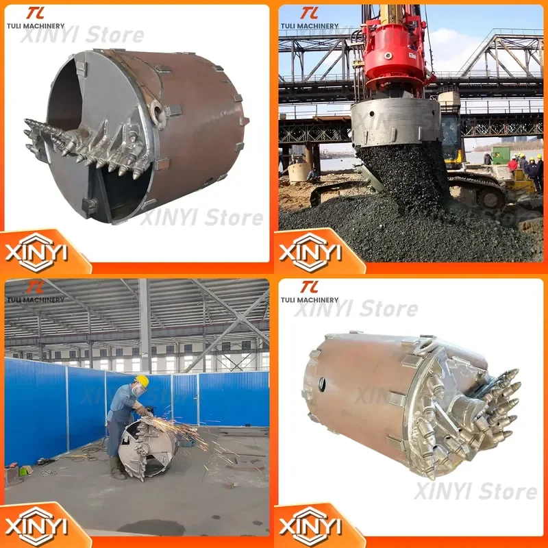 Construction Machinery Parts Drilling Tools Basic Drilling Rotary Drilling Machine Tools Strap Bucket