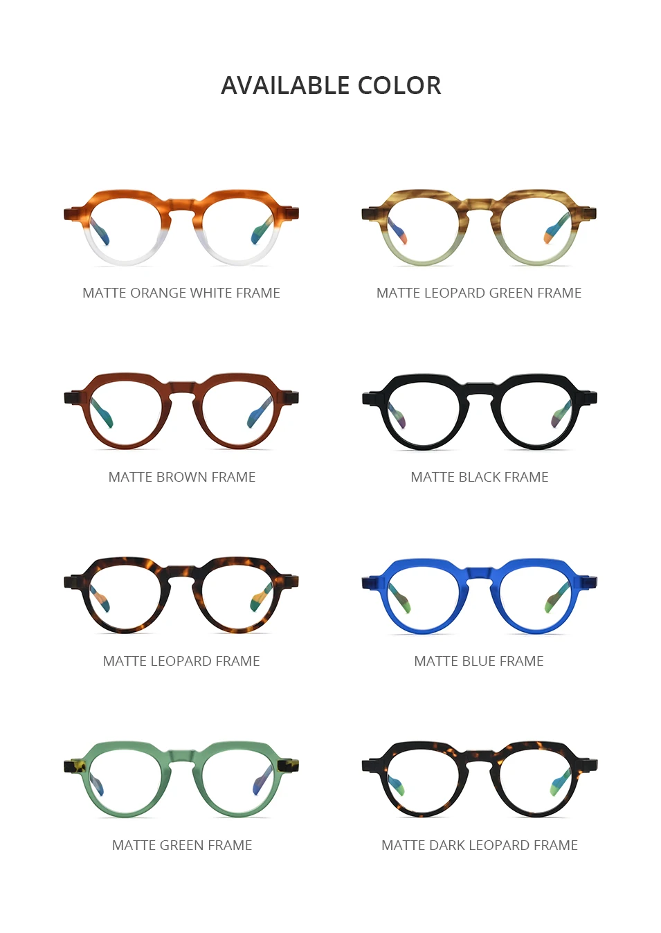 HEPIDEM Acetat Brille Frauen Marke Designer Runde Nerd Brillen Rahmen Neue Männer Dicke Japanische Handgemachte Große Größe Brillen 9229 – Detail 13