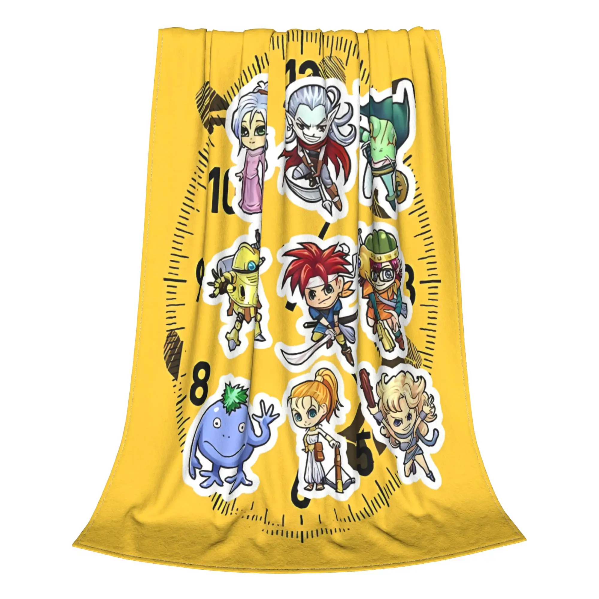 1PC Chibi Chrono Trigger Home Room Decorations Winter Blankets For Adults Bedding Home Interior Sofa Knee