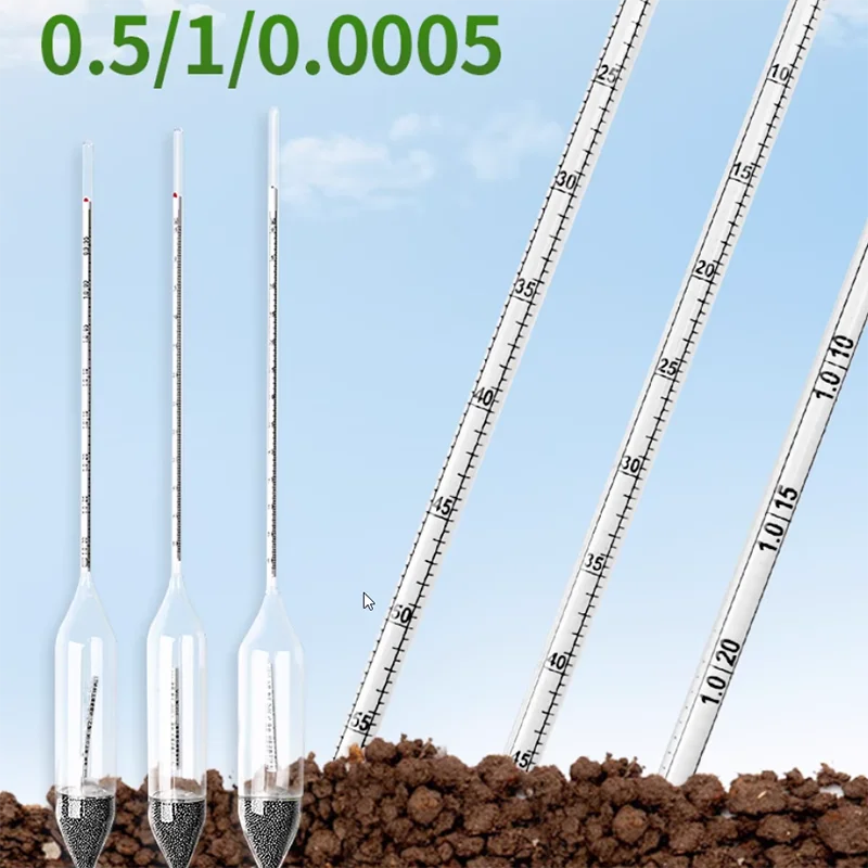 Soil hydrometer density meter TM-85 Type A wood box 0-60/-5+50 Type B 0.995-1.030