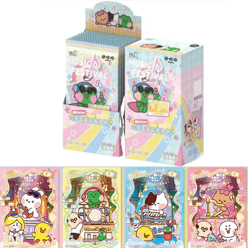 

KAYOU LINE FRIENDS Minini Collectible Cards Cutie Pals Pack Peripheral Official Cartoon Collectible Trading Cards