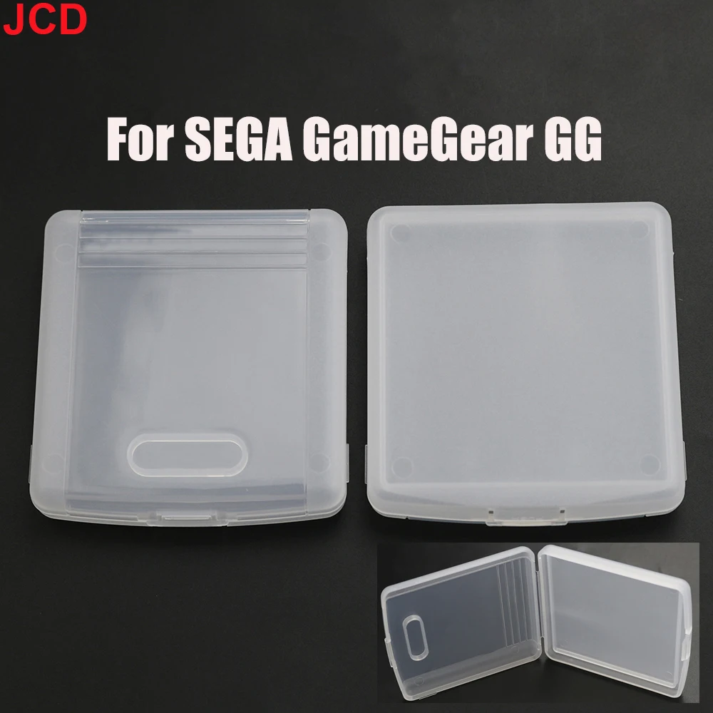 

JCD 1pcs Protective Cover Game Cartridge Game Card Storage Box For Sega GameGear GG Card Pocket Box Protector Holder Cover Shell