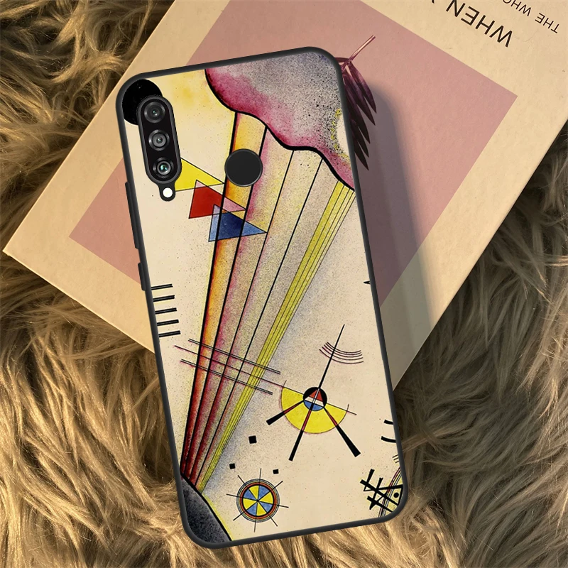 Wassily Kandinsky Abstract Case For Huawei P40 P30 Lite P20 P50 Pro P Smart 2021 Nova 5T Honor X8 X9 50 70 X9a Coque