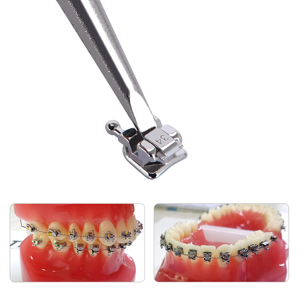 10 Boxen AZDENT Dental Kieferorthopädische Klammern Selbstligierende Zahnspangen Mini Roth/MBT.022 Haken 3 4 5 Bukkalröhrchen MIM Monoblock Basis – Detail 8
