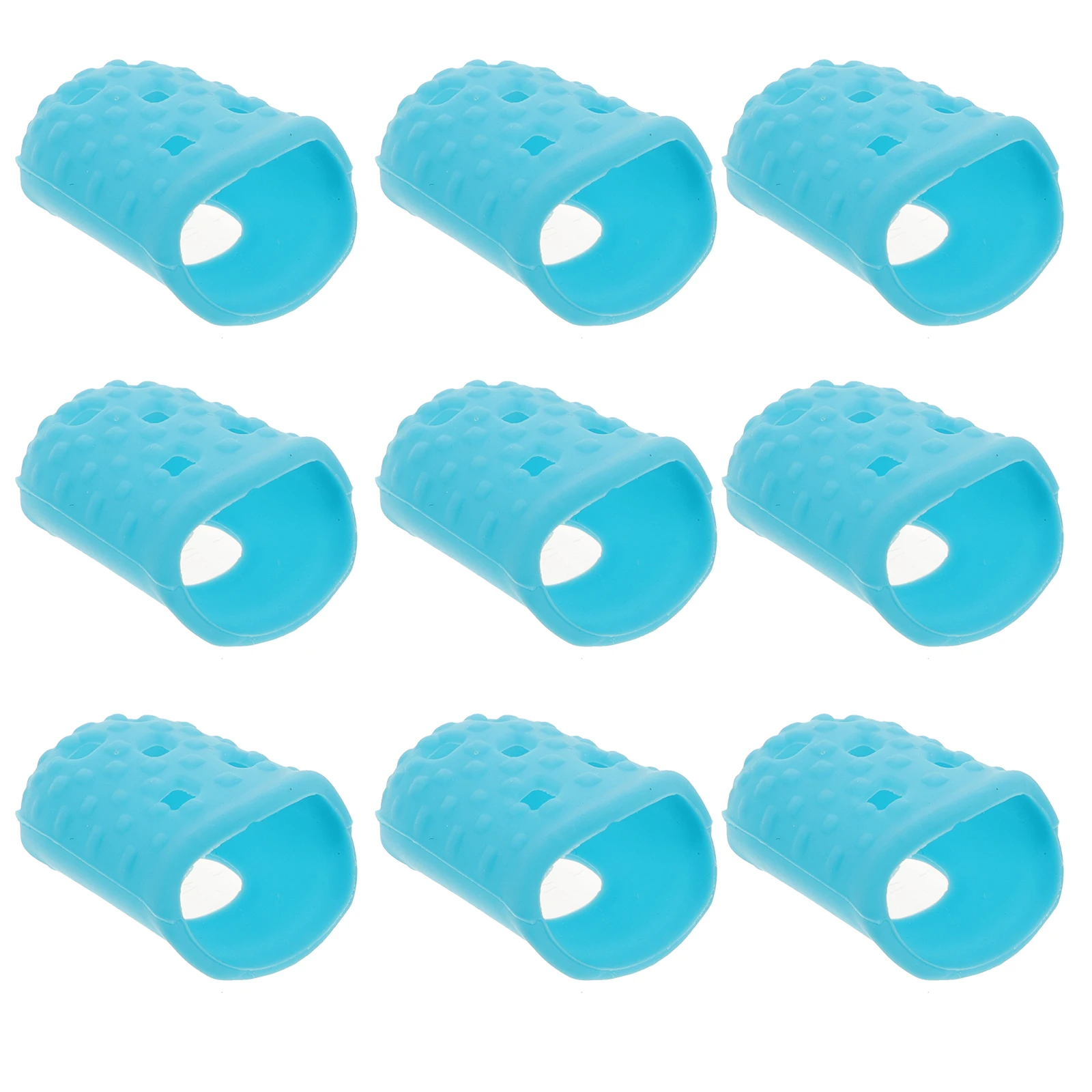 

10pcs Anti-Slip Finger Covers Silicone Sewing Protectors For Embroidery Practice Diy Craft Tools Embroidery Nail Protection