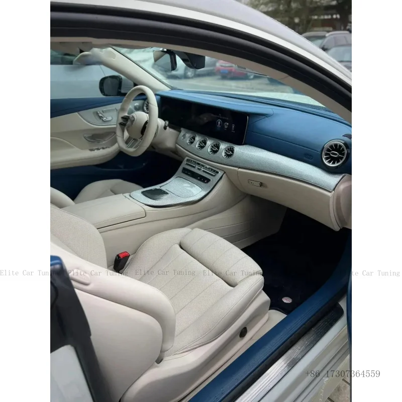 Luxury Leather  for Mercedes a E S Class Custom Football Design Embroidery Car Seat Cover