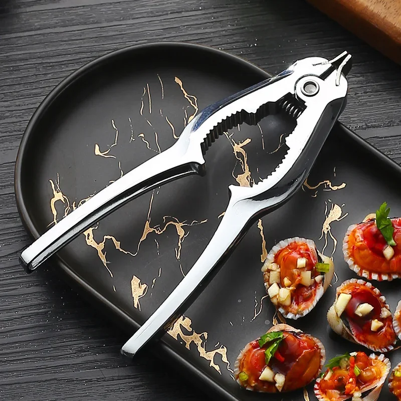 Versatile Metal Corer tool - for clams, crabs, lobsters and walnuts - Durable kitchen shell opener