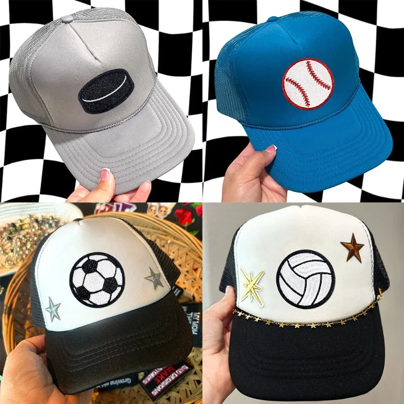 Glitter Sports Baseball Soccer Tennis Iron-on Sew Embroidery Badge Patches DIY T-shirt Hat Backpack Clothing Appliques Sticker view 3