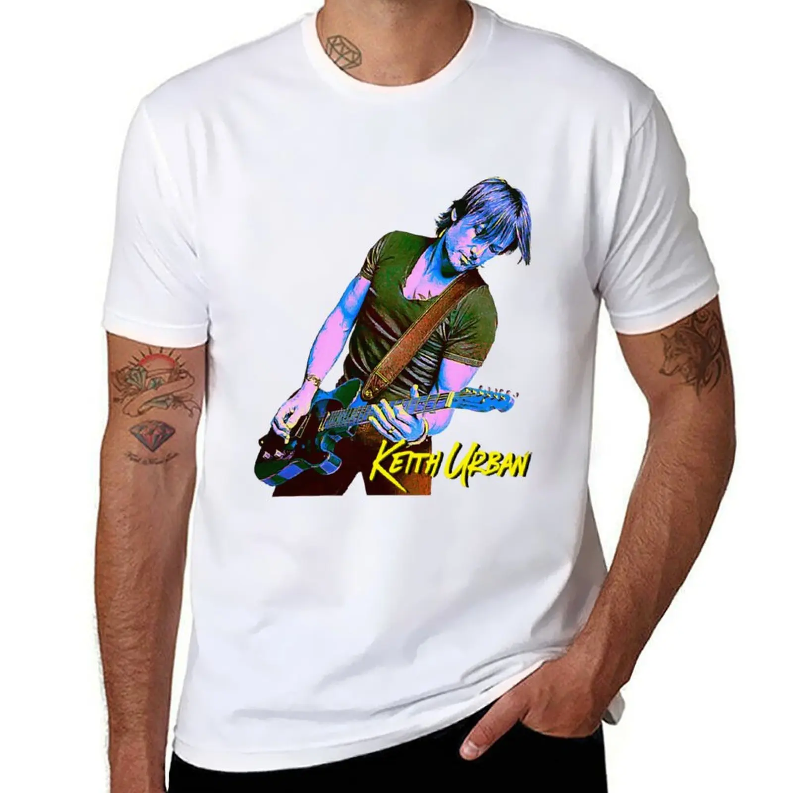 Keith Urban T-Shirt Daily Casual Short Sleeve Tee Shirt