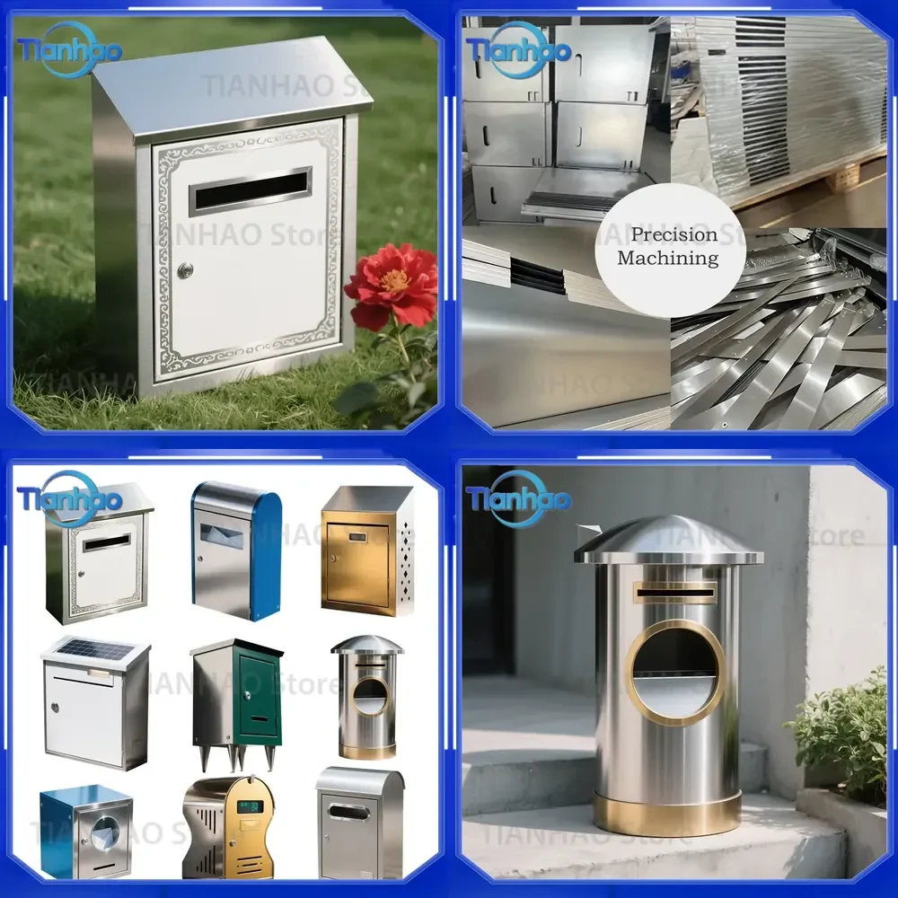 Electronic Smart Parcel Locker for Apartment Complex Outdoor Horizontal Mailbox Delivery Cabinet with Door