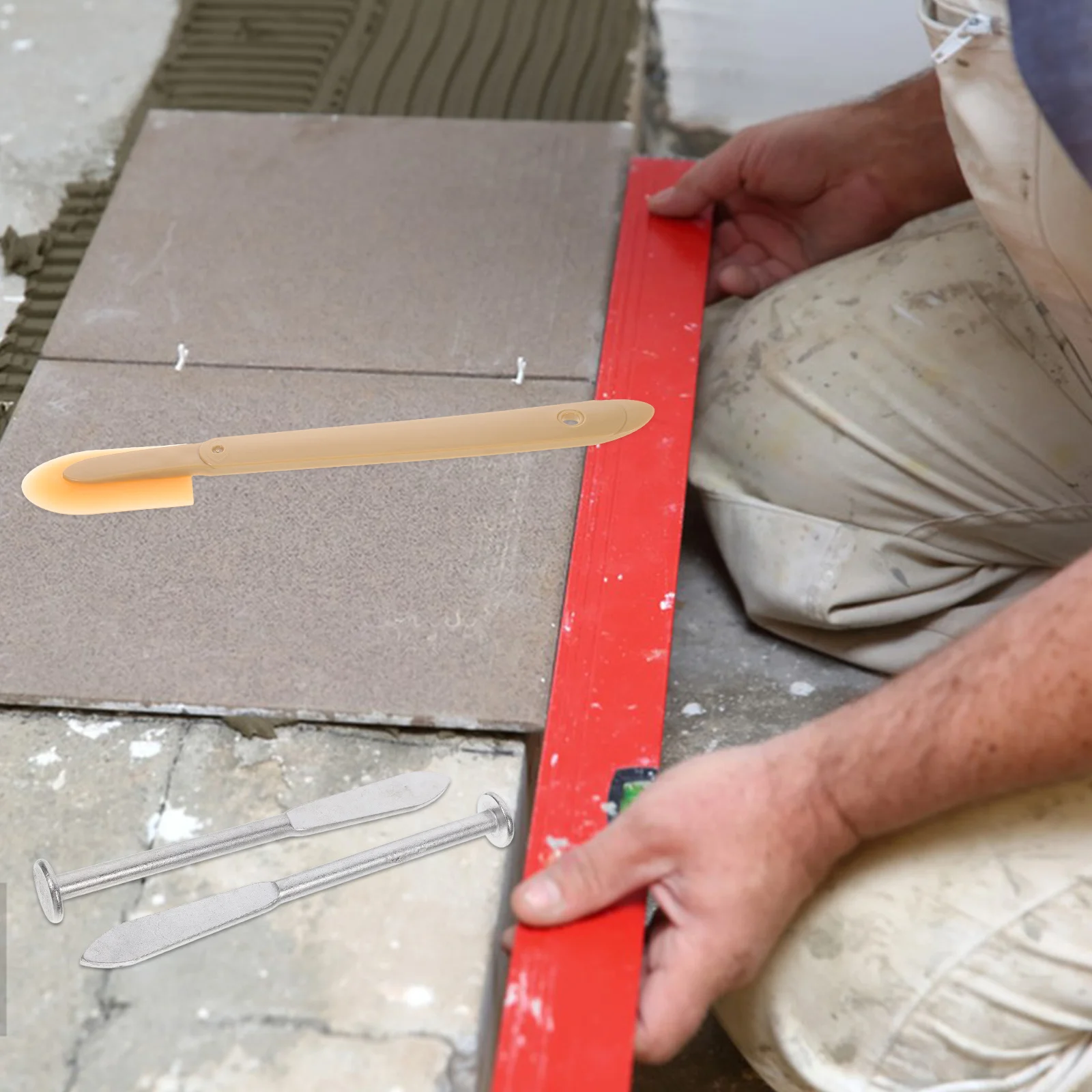 

4Pcs Caulk Finishing Set Tool Reusable Sealant Spatula Spreader Multifunctional Smoothing Remover for Home Renovation