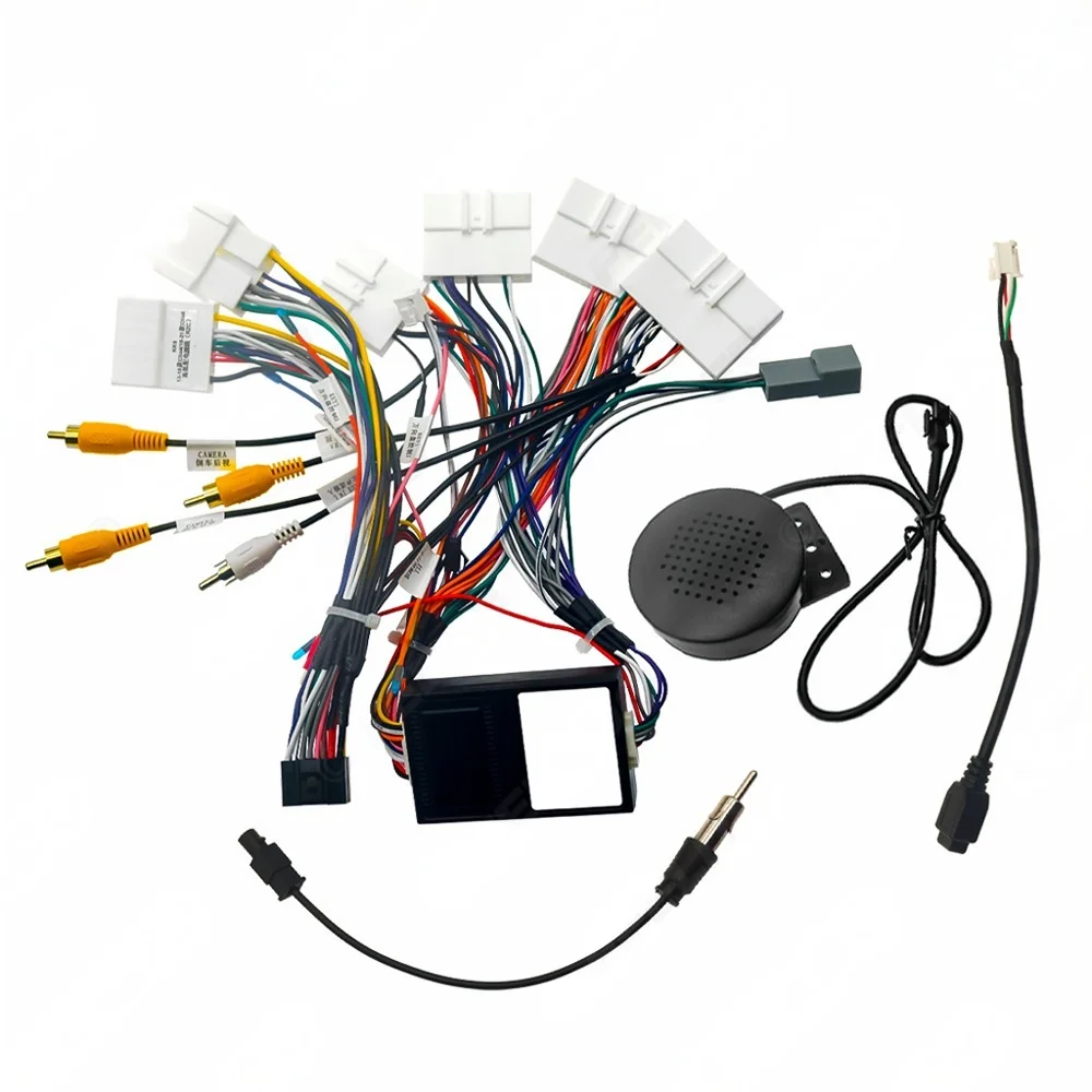 Radio Wiring Harness Adapter CAN Bus Decoder Cable for Renault Kadjar KOLEOS Toyota Harrier