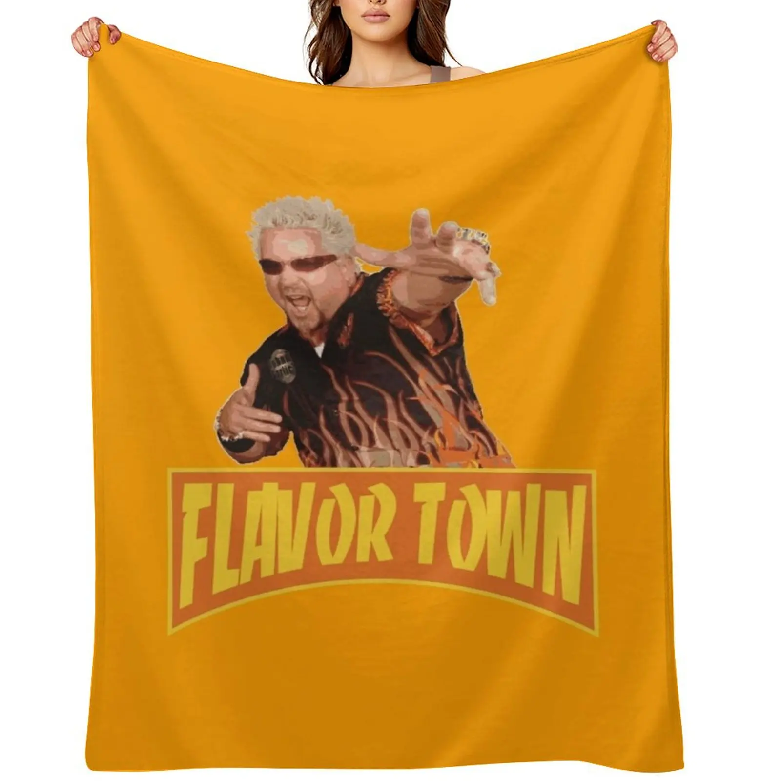

FLAVOR TOWN USA - GUY FlERl Throw Blanket Thermals For Travel sofa bed Comforter for babies Blankets