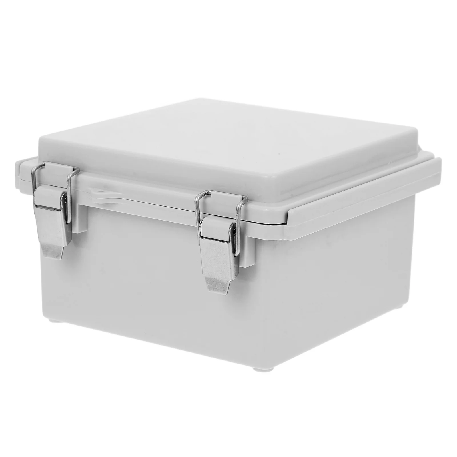 

Waterproof Junction Box 150X150Mm Electrical Plastic Outdoor Weatherproof Connection Box Transparent Stainless Steel Buckle For