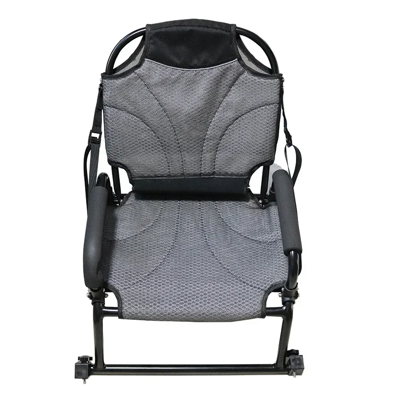 Aluminium Foldable Canoe Kayak Sit On Top Chair Seat Backrest Seat Inflatable Boat Lightweight Foldable Chair With Armrests
