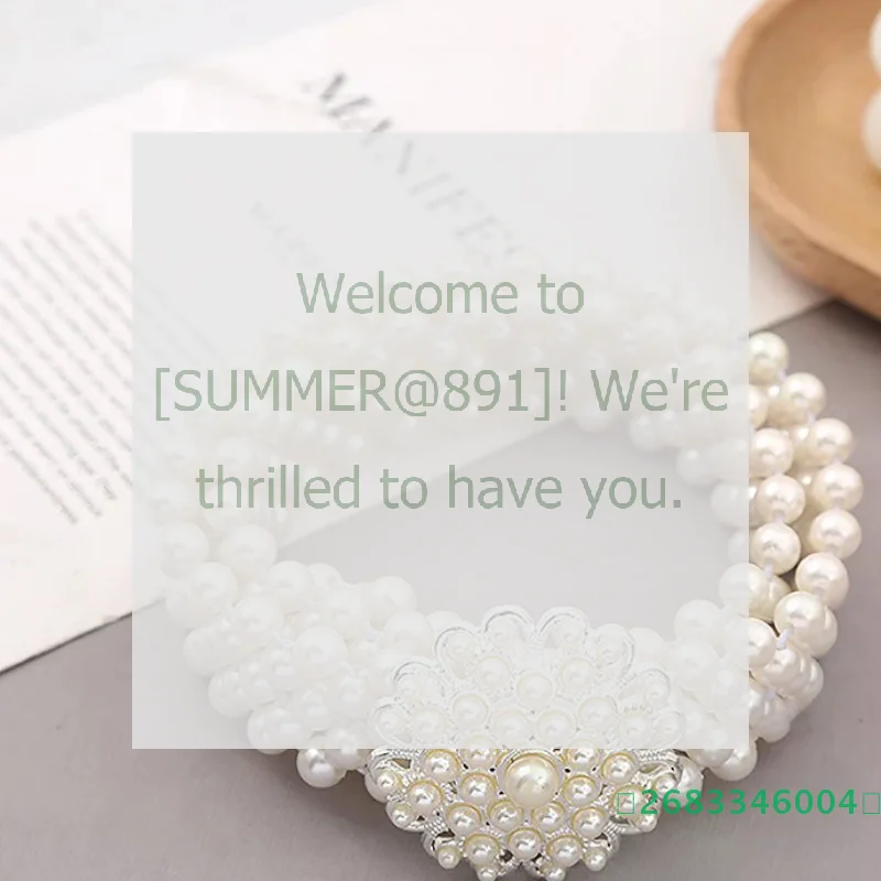 سلسلة خصر مطاطية للنساء من حجر الراين واللؤلؤ، حزام رقيق، مشد مرن للفساتين، فساتين الزفاف والسهرة، إكسسوار جميل #6