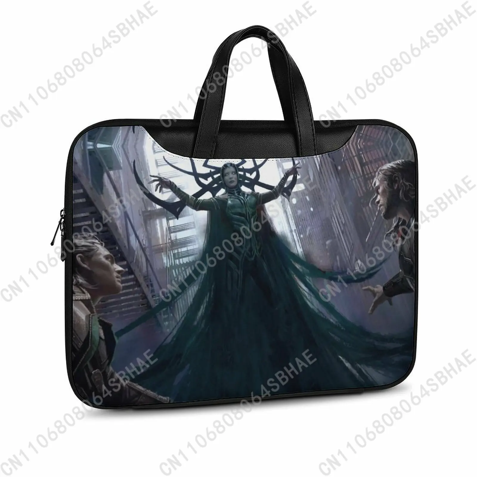

Кожаный портфель Marvel Hela на заказ, унисекс, для ноутбука, деловой, ретро, из натуральной кожи, для косплея