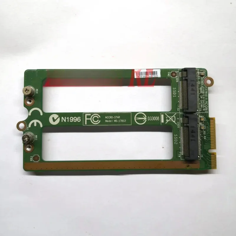 

Original For MSI GT72 2QD MS-1781 Laptop SSD Hard Disk Card Slot MS-17812 REV 1.0 Test Good Free Shipping