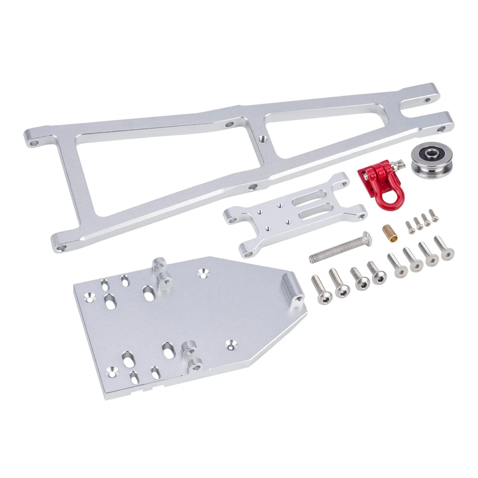 19pieces RC Crawler Arm Kit Lightweight And Sturdy Construction Winch Drag Hook Hanging Ring 1/10 RC