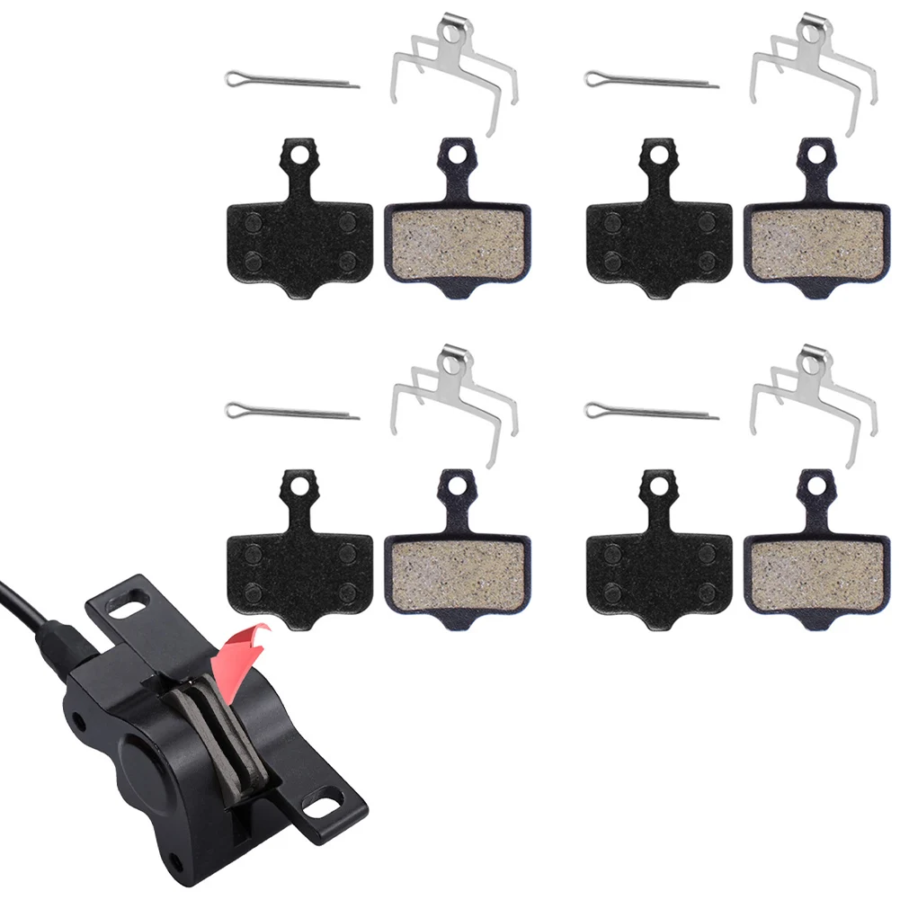 4Pairs Bicycle Brake Pads Disc Brake Mountain Bike Semi-Metal Brake Pads For SRAM For Elixir Cycling Accessories