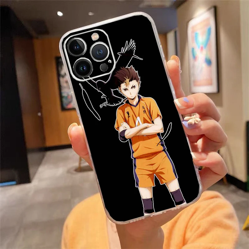 

Phone Case For iphone 17 Pro Max Air 17 16 15 14 13 Pro Max 15Plus 15 16 Pro Haikyuu Hinata Attacks Anime
