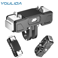 Adaptador magnético de liberación rápida para Insta360 X5, Base de montaje de aleación de aluminio, hebilla de seguridad para Insta360 ACE Pro 2/X4, accesorios de aire