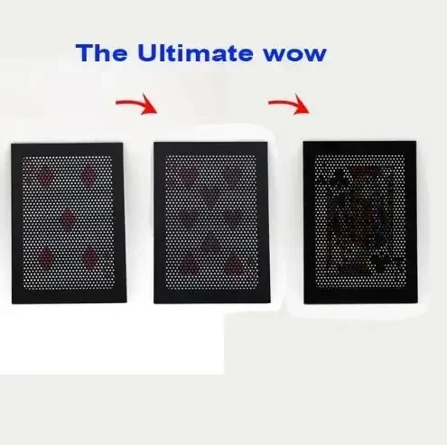 The Ultimate WOW 3.0 Ultimate Exchange Zaubertricks Illusion Mentalismus Requisiten Magia Magier Zubehör Karte Wechsel zweimal – Detail 2