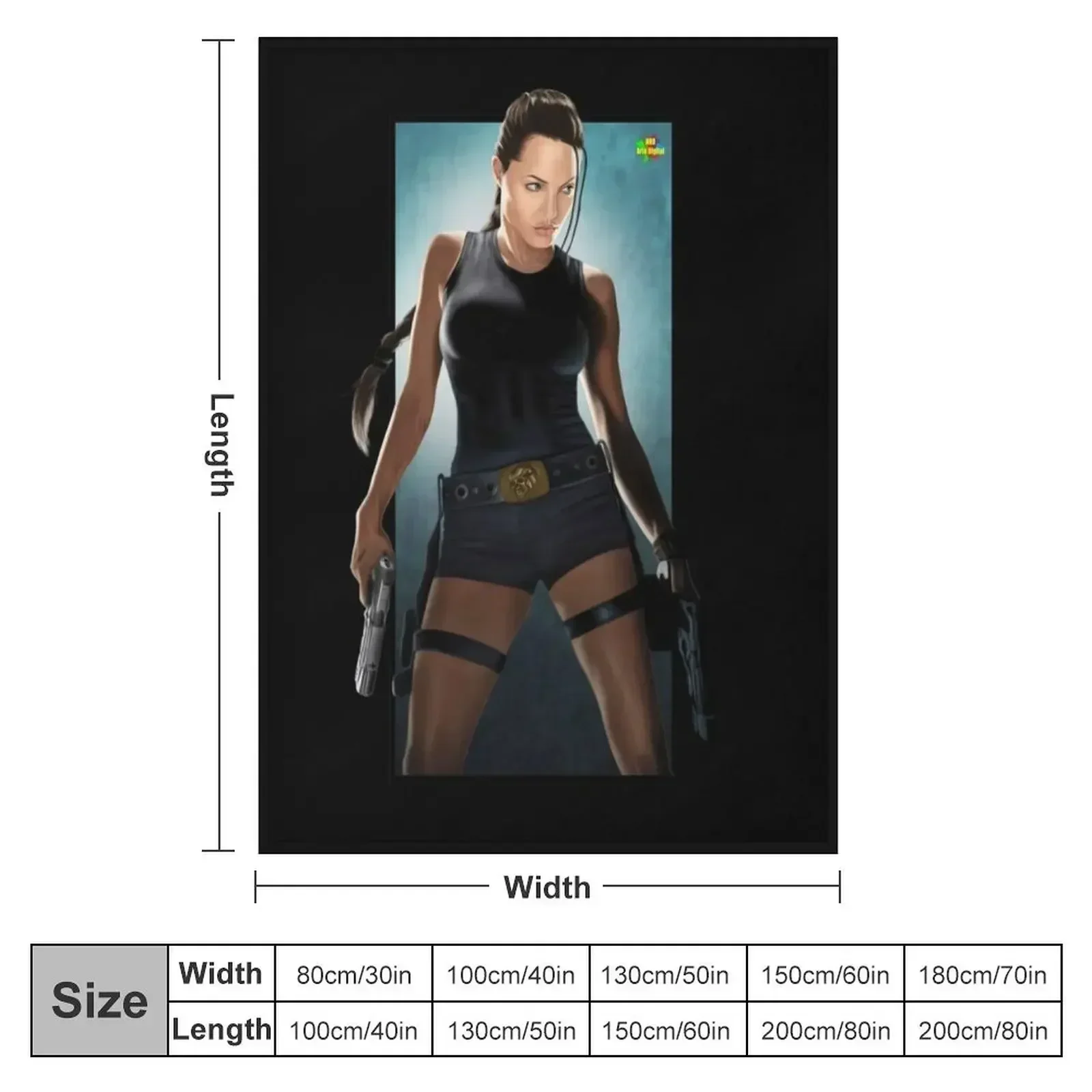 tomb Raider Throw Blanket Warm Cute Sofas Blankets