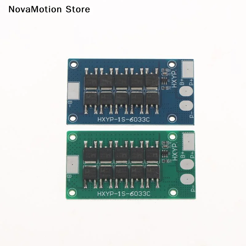 [NM]1Pcs 3.2V LiFePO4 / 3.7V Lithium Battery Protection Board 1S BMS 30A With 18650 Cell Short-Circuit Overcharge/Over-Discharge