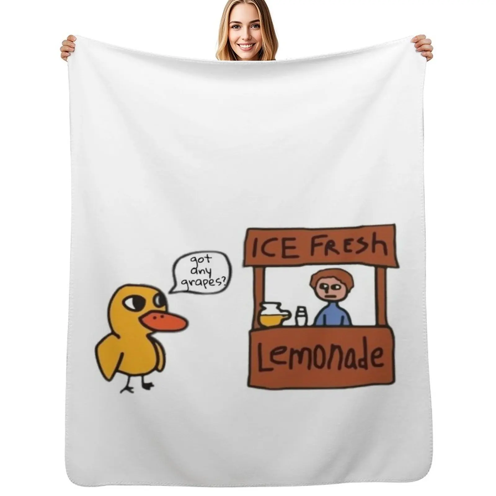 Got any grapes ?lemonade stand kids t-shirts. Throw Blanket Single funny gift Luxury Designer Baby Blankets
