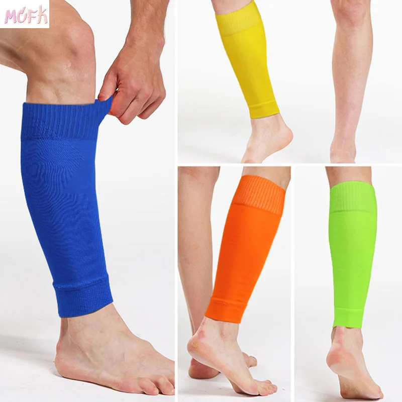 2024 Basketball Leg Warmers Football Men\'s Sports Socks Adult Elastic Soccer Shin Guard Calf Socks Children\'s Leg Brace Socks