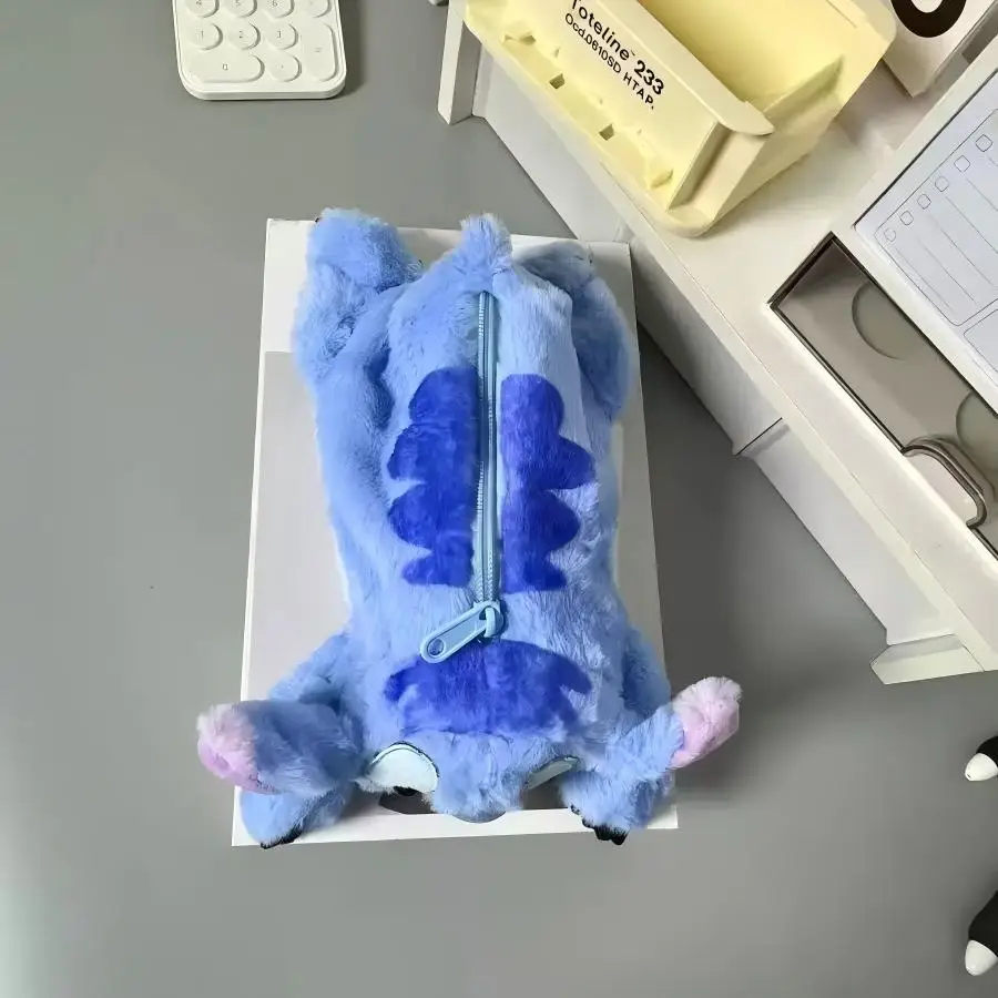 Pluszowy piórnik Stitch, uroczy, Disney, anime, kawaii, etui na długopisy, szkolny, domowy, pudełko na artykuły piśmiennicze, pluszowe torby Stitch, prezent, zabawka.