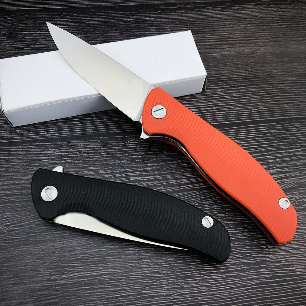 Russian Style Bearing Flipper Assisted Pocket Folding Knife D2 Blade G10 Handle Outdoor Tactical Knives Hunting Camping EDC Tool