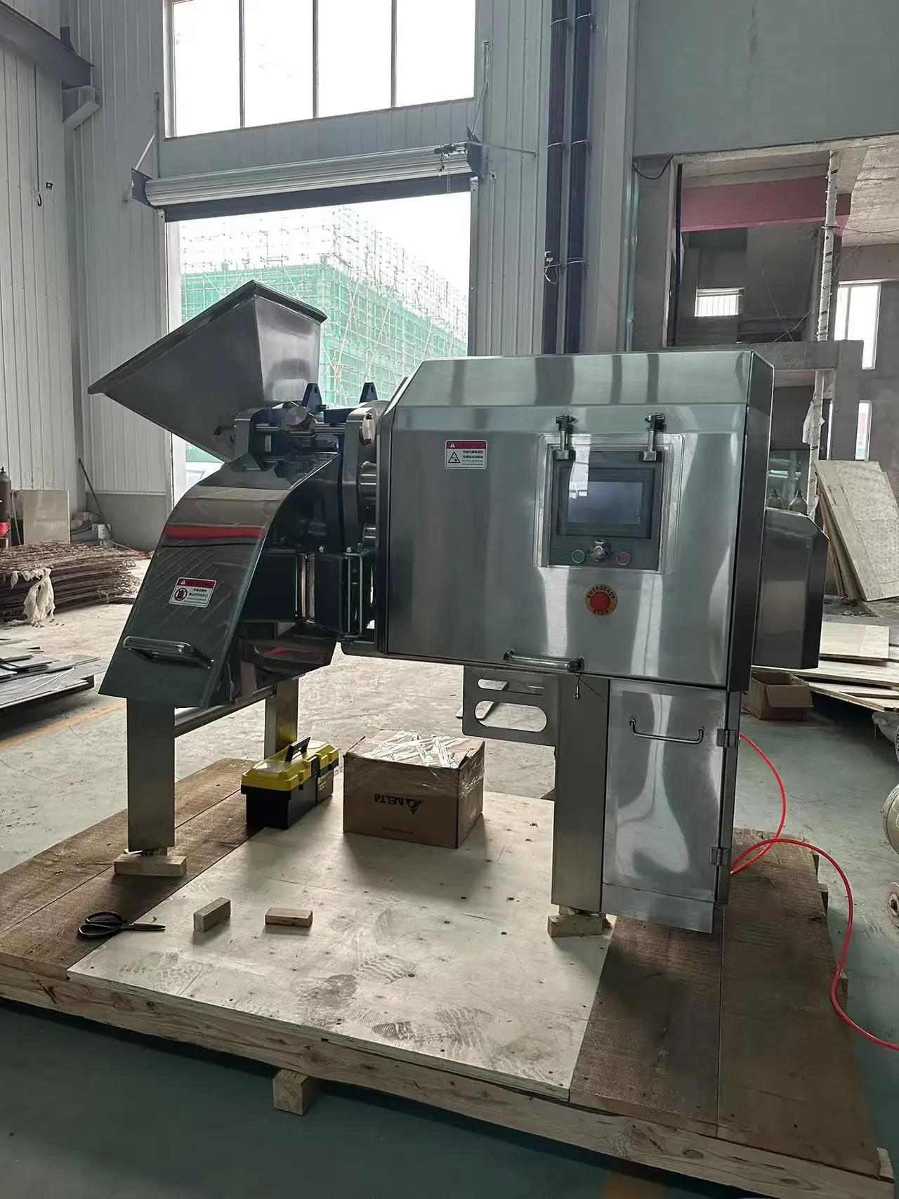 FOODLINE Frozen Meat Cutter Large Capacity Frozen Meat Cutting Machine For Meat Food Wholesale Factory Usage