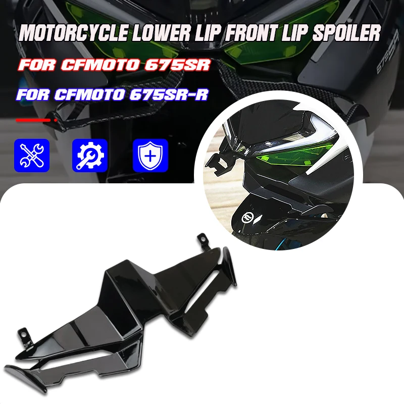

Motorcycles Front Fairing Winglets Aerodynamic Wing Shell Cover Protection Guards Kit For Cfmoto 675SR 675 SR 675SR-R 2024 2025