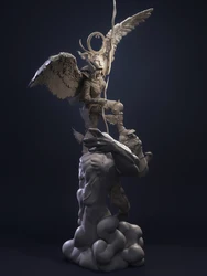 160mm Resin Model Figure Kits GK , Fantasy,Unassembled And Unpainted,328B