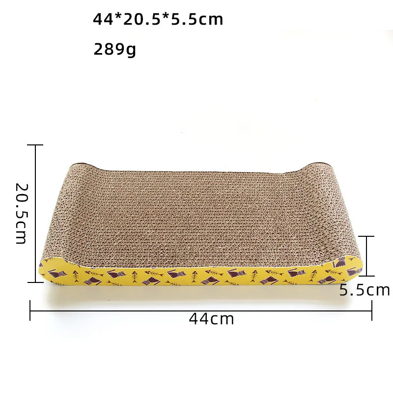 Cat Scratcher Corrugated Paper Multiple-Style Cat Scratch Pad Sharpen Claws Thickening  Corn Glue Decal Cardboard Pet Toy