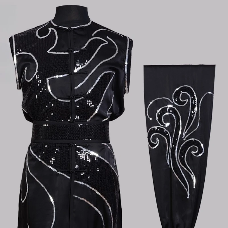Custom Martial Arts Uniform Kung Fu Suit with Dragon Embroidery Southern Fist Long Fist Reinforced for KungFu Forms Competition