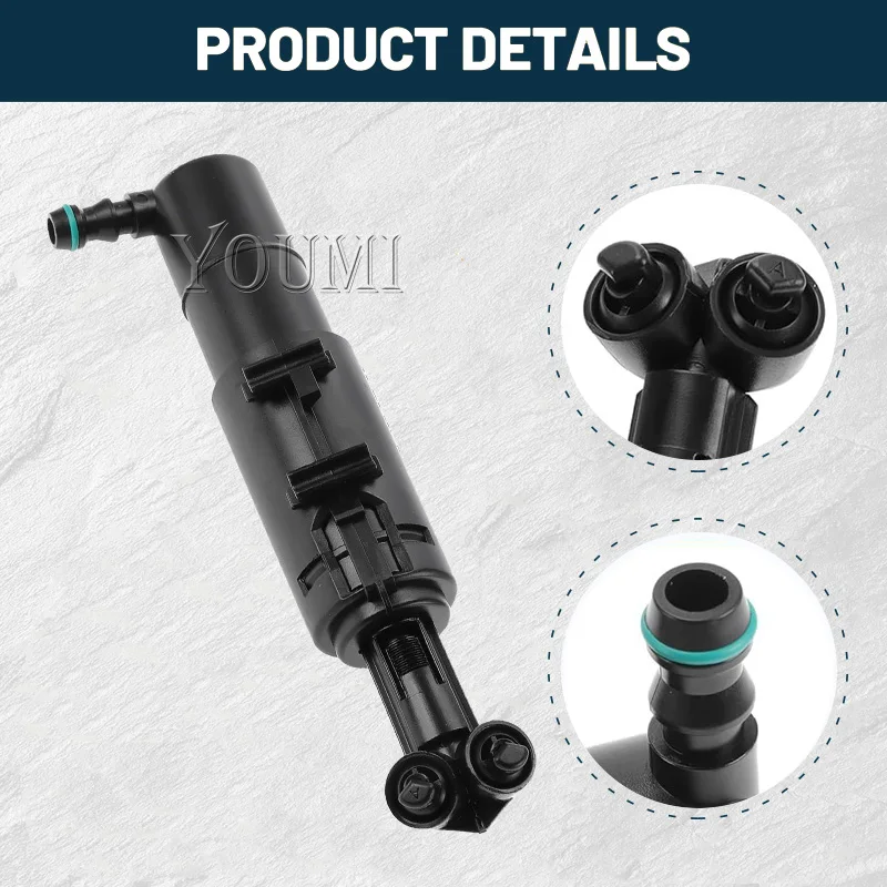 New Front Left/Right Headlight Washer Nozzle Jet For Mercedes Benz W204 S204 C204 C180 C200 C280 C300 C63 2048602747 2048602847 view 5