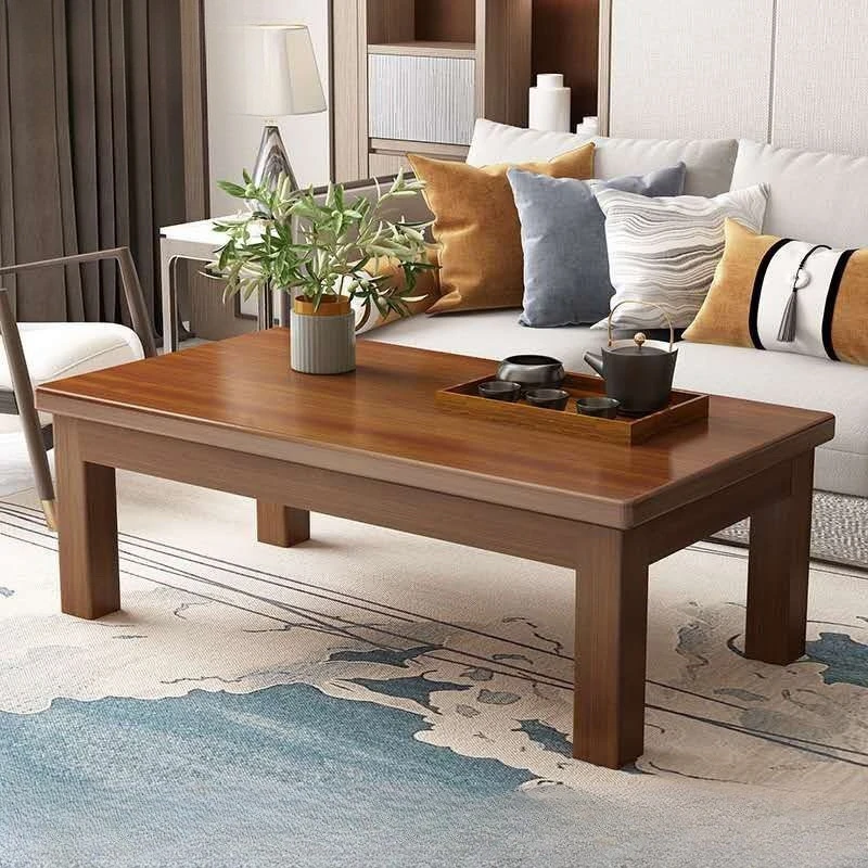 

Solid wood coffee table New Chinese-style small apartment Double-layer storage tea small table Office living room Pine home tea