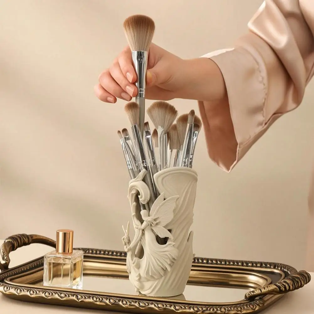 3D Printed Pen Holder Pencil Organizer & Makeup Brush Holder Office Desk Organization Cosmetic Brush Storage Cup