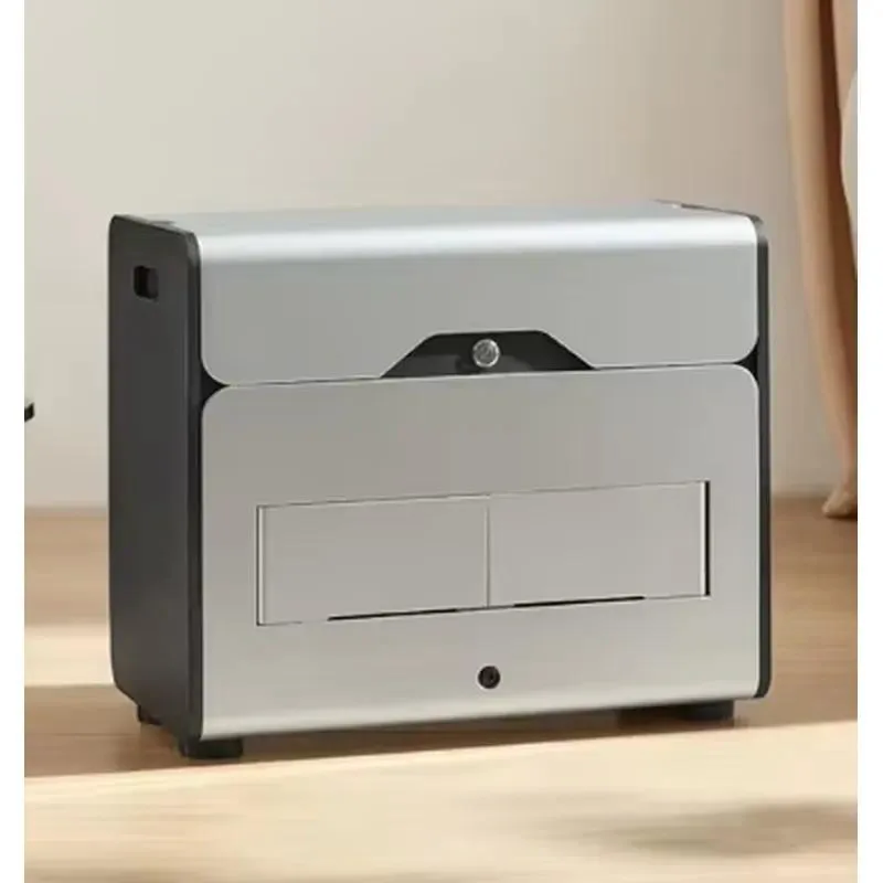 Automatic Plastic Shoe Cover Dispenser Machine with Seat 2 in 1 Shoe Cover Maker and Stool for Home Office Hospital Use