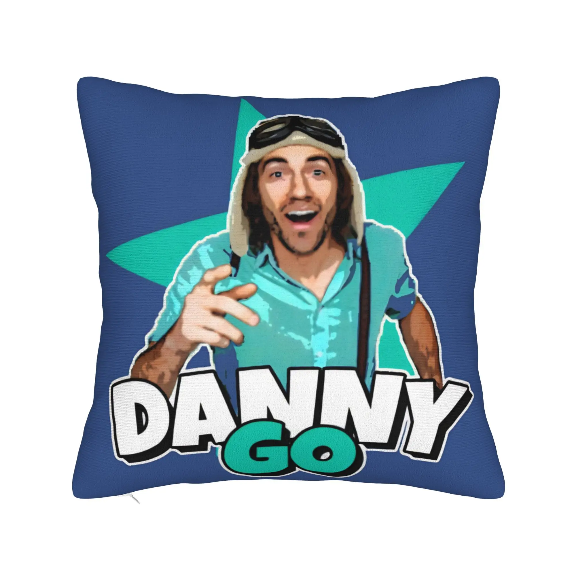 Dannys Go  Pillowcase Stuff Printing Cushion Cover Decoration  Throw Pillow Case Cover Bed Multi Size