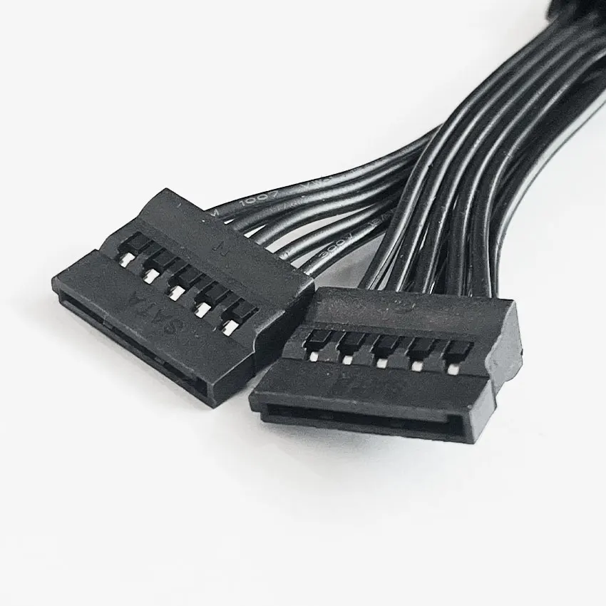 5-wire SATA 15pin male to female extension cable 1 to 1 2 3 4 5 6 for computer hard disk interface power cord