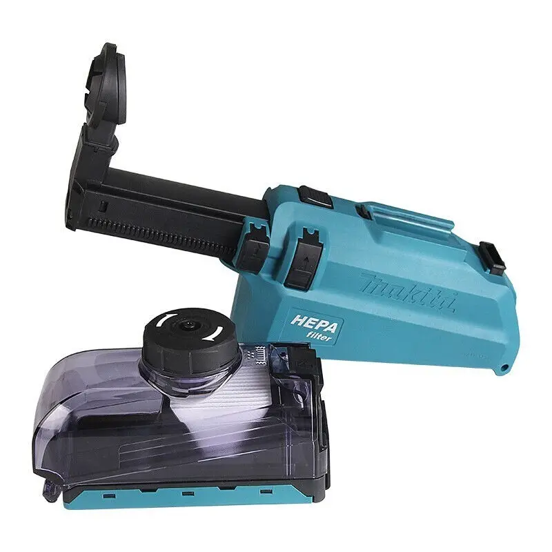 Makita Dust Collector DX05 Attachment with Hepa Filter Cleaning Mechanism Compatible Rotary Hammer Electric Drill Dust Extractor