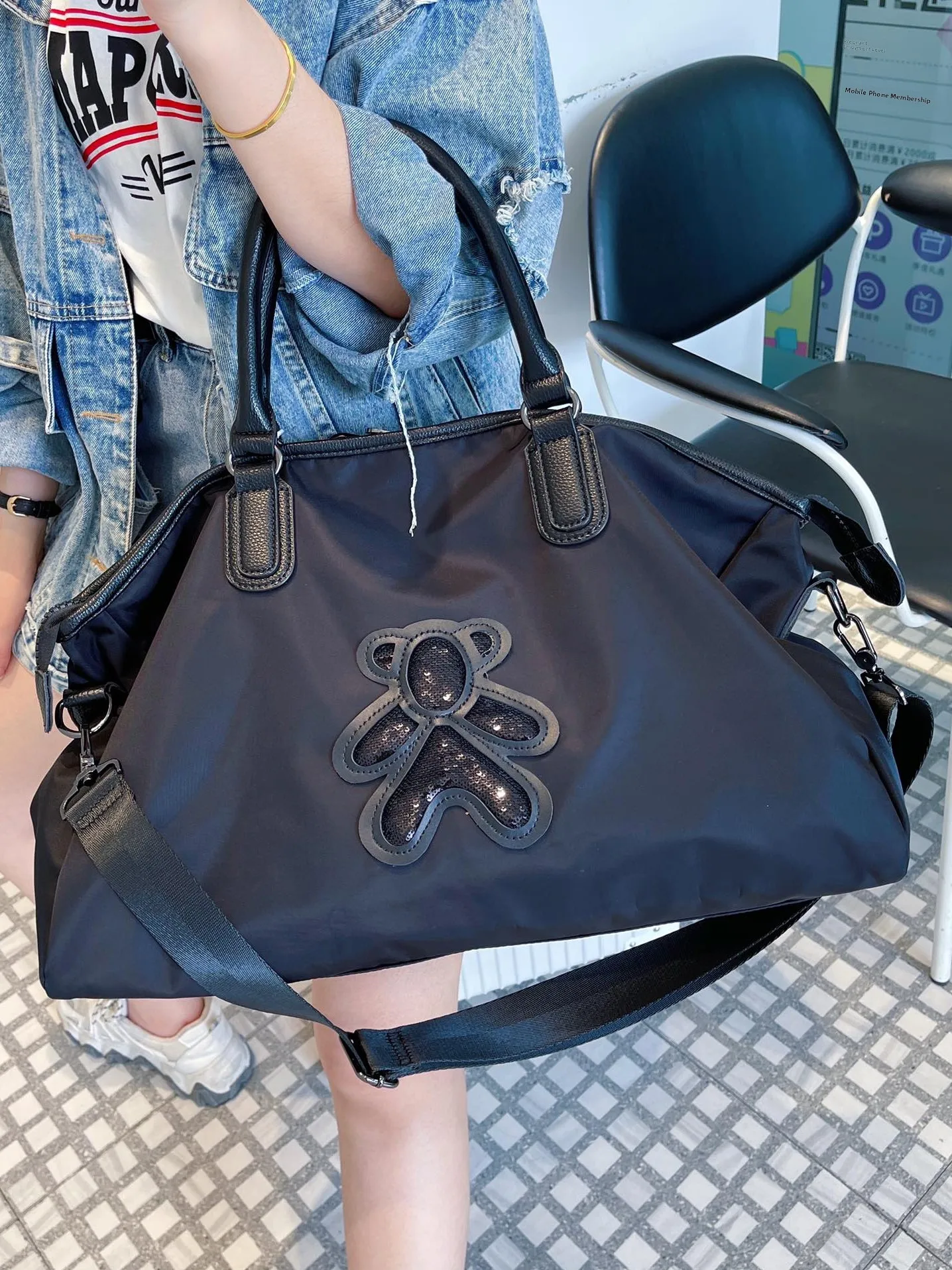 

Ladies Portable Travel Bag Faionable Handheld Lage Lightweight Large Capaci ort Trip Busin Trip Convenient Bag