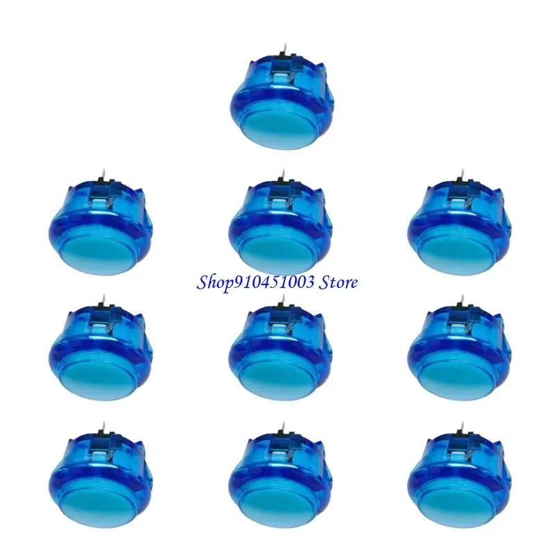 

77HC 10PCS Console Console Start Cion Switches 24 мм/30 мм аркадные кнопки контроллера.